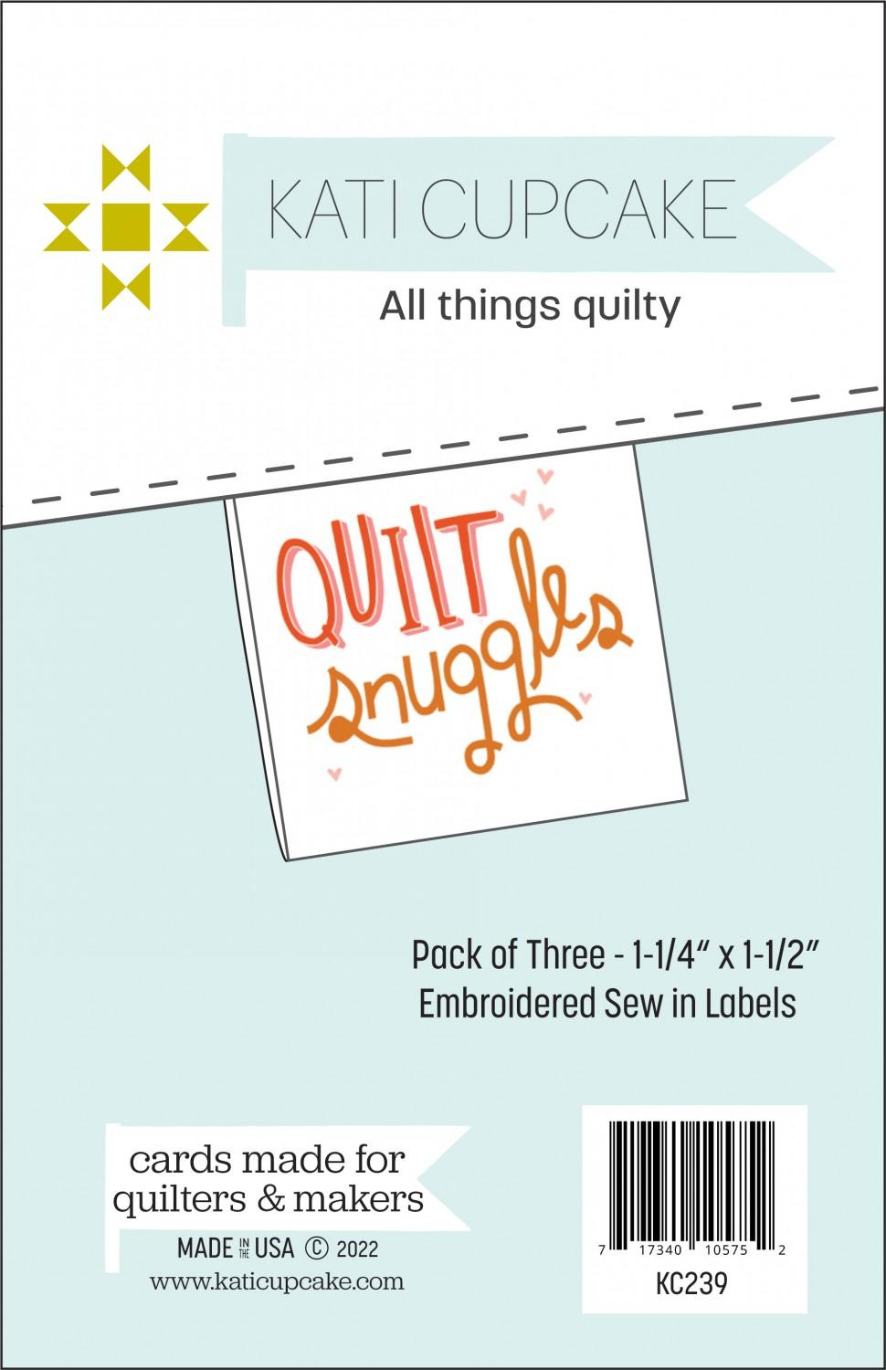 Quilt Snuggles Labels