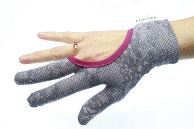 Regi's Grip Quilting Gloves Lace Print Large