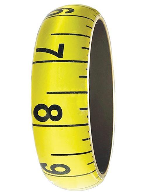 Bangle Tape Measure Yellow