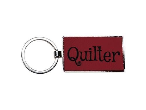 Quilter Key Ring