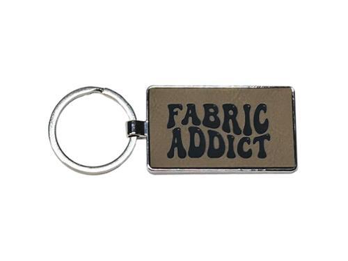 Fabric Addict  Key Ring