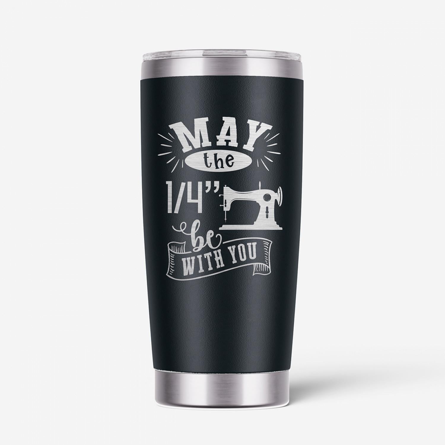 May the 1/4 Be With You Tumbler Black