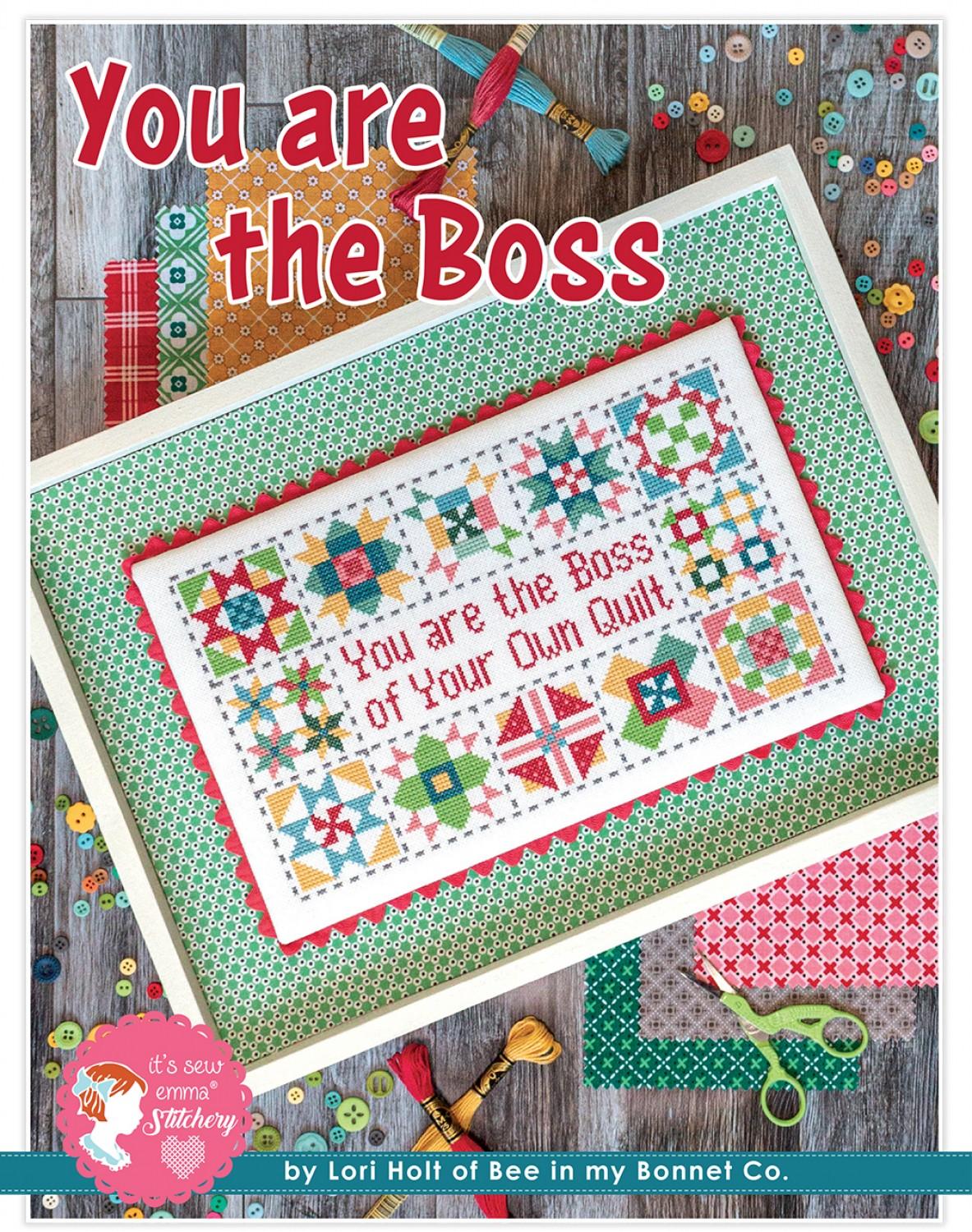 You Are The Boss Cross Stitch