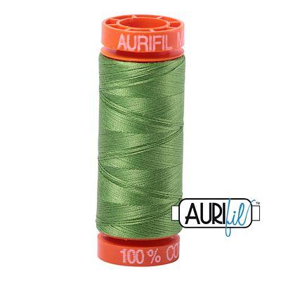 Aurifil Cotton Mako 50wt 220yds #1114 GRASS GREEN