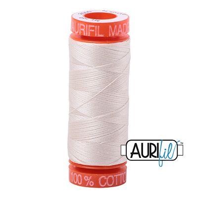 Aurifil Cotton Mako 50wt 220yds #2000 LIGHT SAND