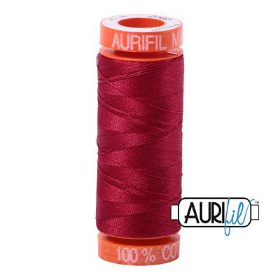 Aurifil Cotton Mako 50wt 220yds #2260 WINE