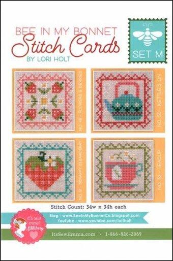Bee In My Bonnet Stitch Cards Set M