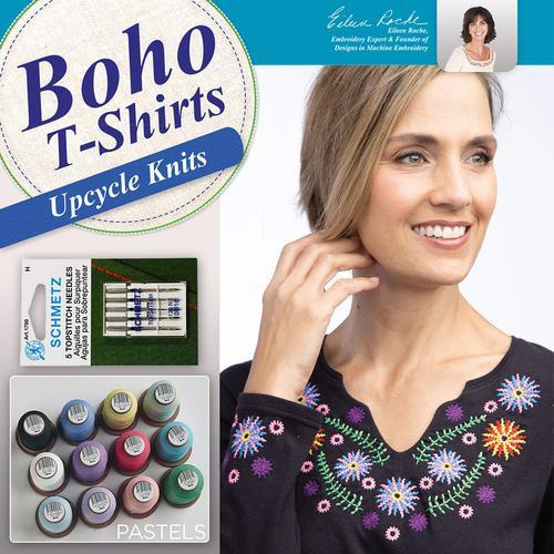 Boho T-shirts Bundle - Pastels