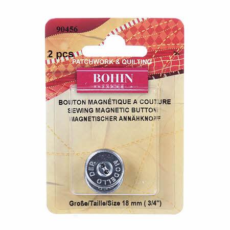 Buttons Magnetic Sew-on 3/4in 2ct