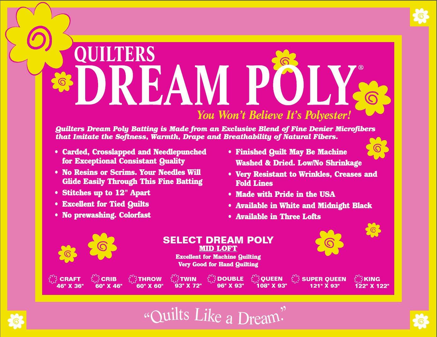 Dream Select Poly White Throw