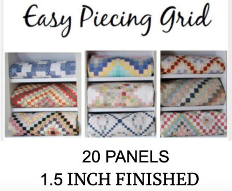 EasyPiecing Grid Panels - 1 1/2in - 20 panels