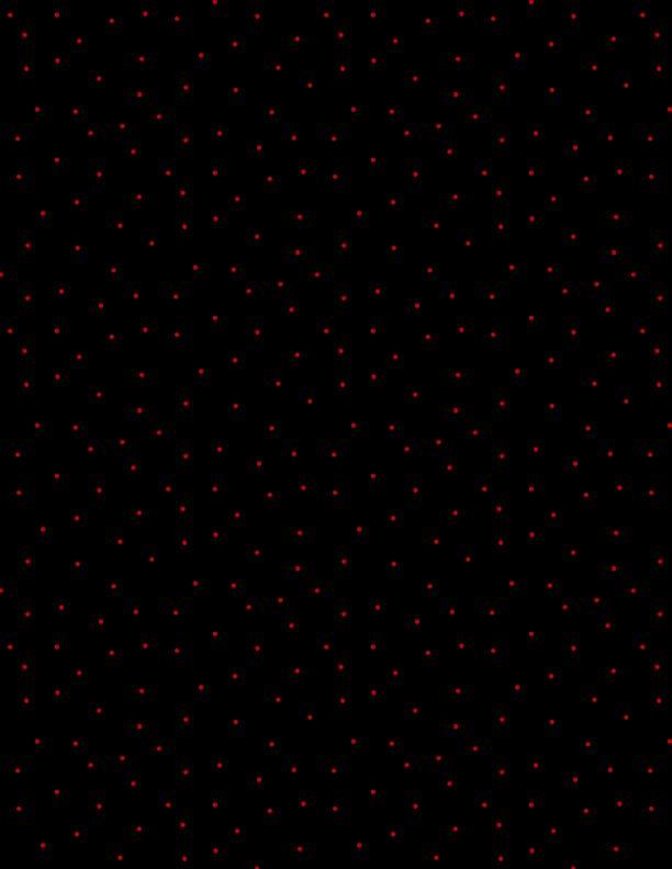 Essentials Pindots - Black with Red