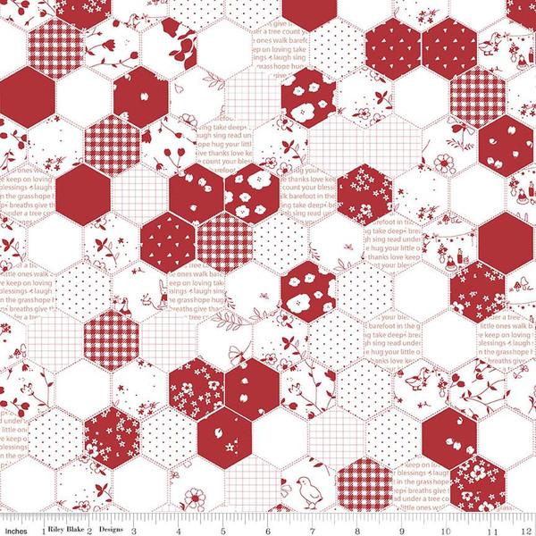 Red Hot Patchwork White