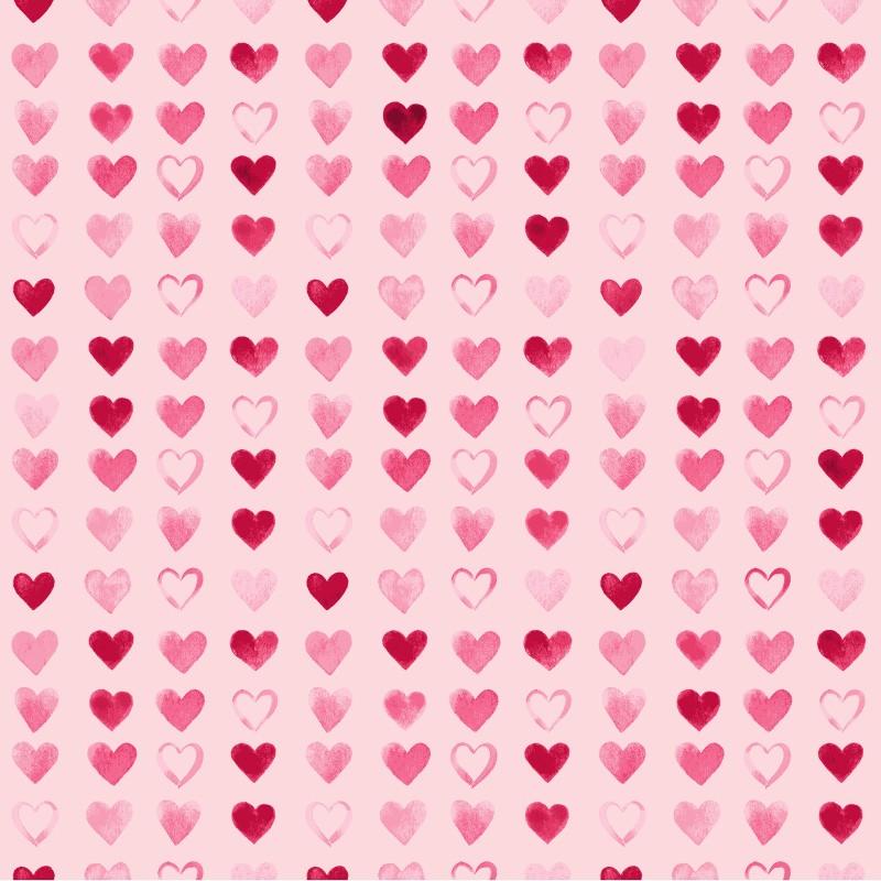 XOXO Pink Hearts