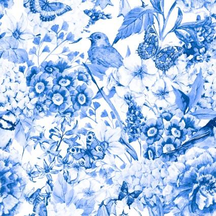 Periwinkle Spring Toile