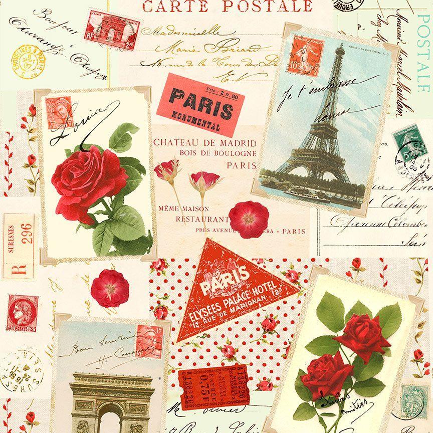 Vintage Rose Postcards