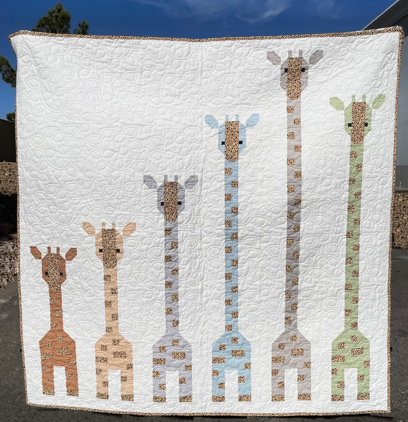 Giraffes In A Row
