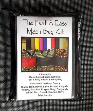 Fast and Easy Black Mesh Bag