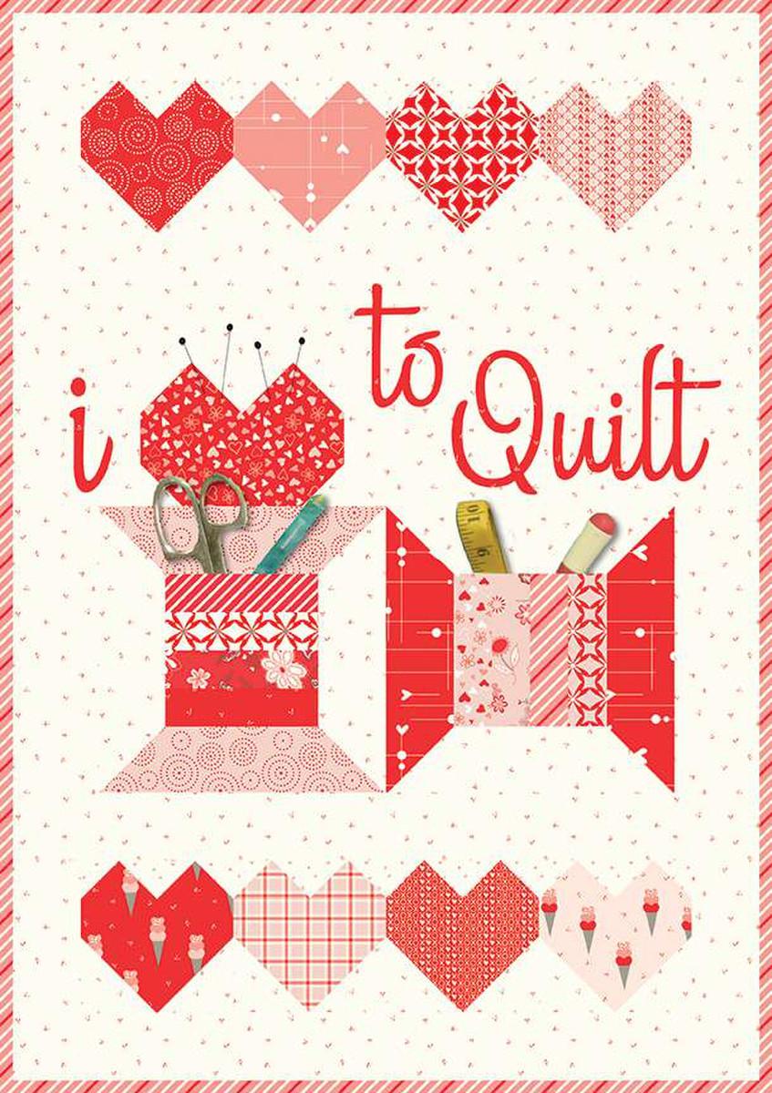 I Love To Quilt Wall Hanging