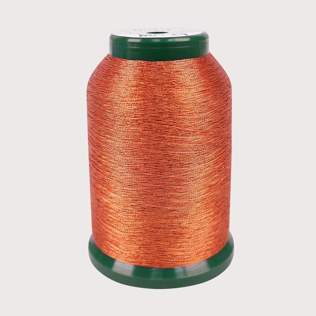 Kingstar Metallic Thread Dark Orange - Quiltique