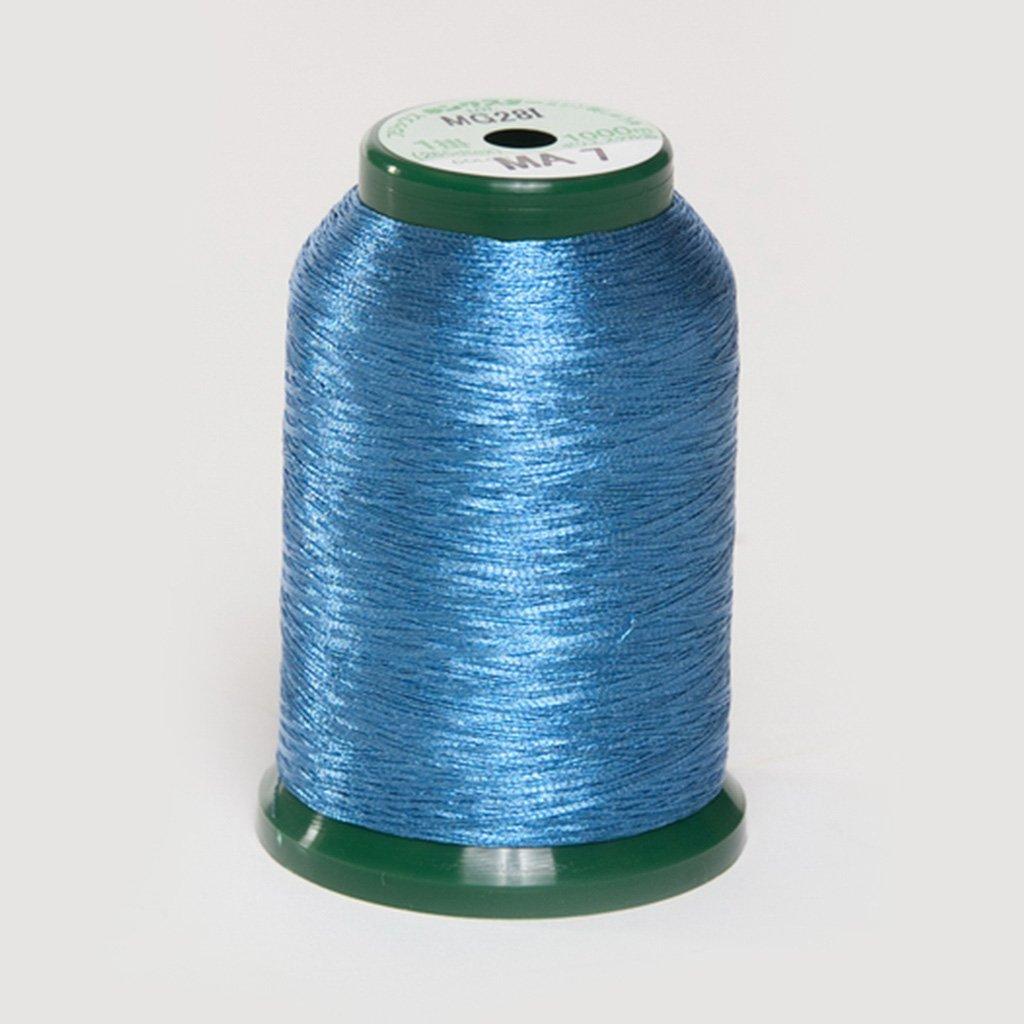 Kingstar Metallic Thread Persian Blue