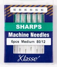 Klasse Sharp/Microtex 80/12 6-Pack Needles