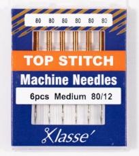 Klasse Topstitch 80/12 6-Pack Needles