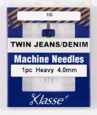 Klasse Twin Jean 4.0mm/100 Single Needle