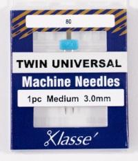Klasse Twin Universal 3.0mm/80 Single Needle