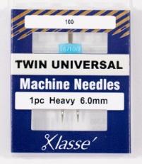 Klasse Twin Universal 6.0mm/100 Single Needle