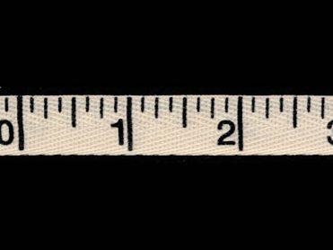 Measuring Tape Printed Twill Tape, 9/16 inch