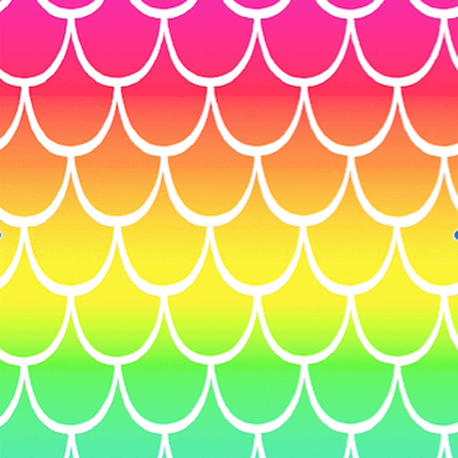 Novelty Prints Rainbow Scales Bright