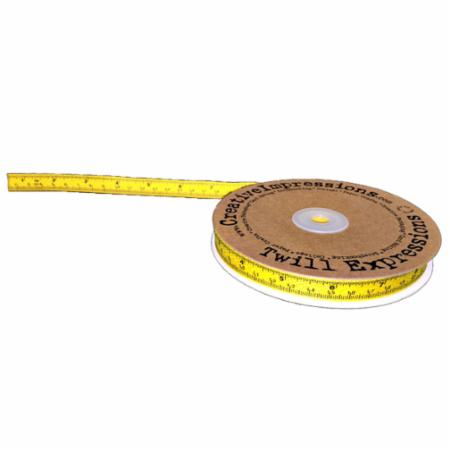 Tape Measure Twill Yellow