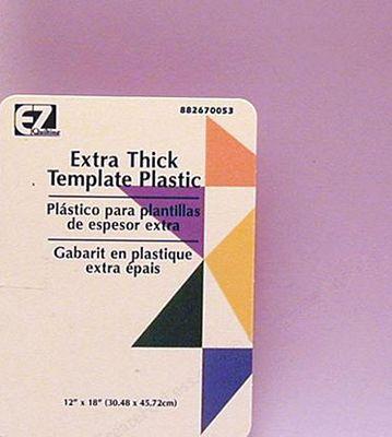 Template Plastic Thick Clear
