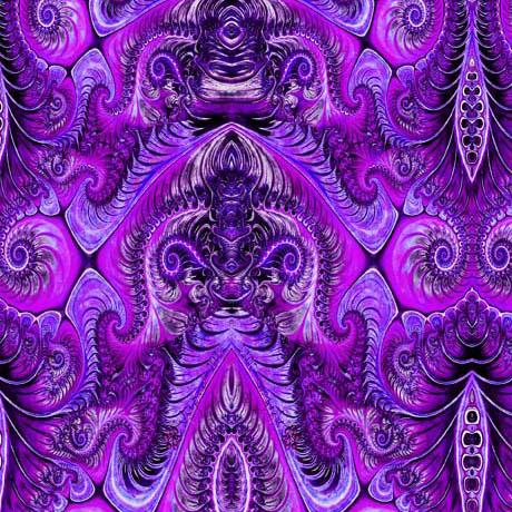 Twilight Swirl Medallion Purple
