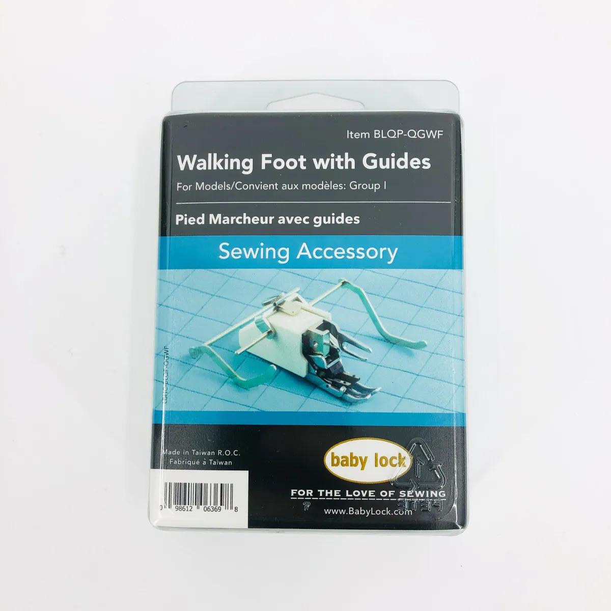 Distinctive Open Toe Walking Foot w/ Quilt Guide