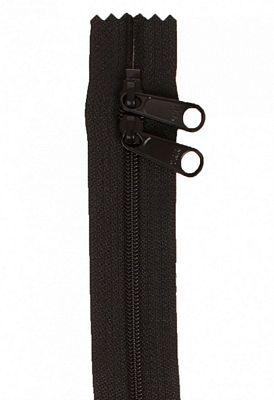 Zipper 30" Double Slide Black