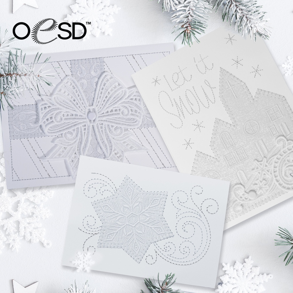 Shimmering Holiday Cards USB