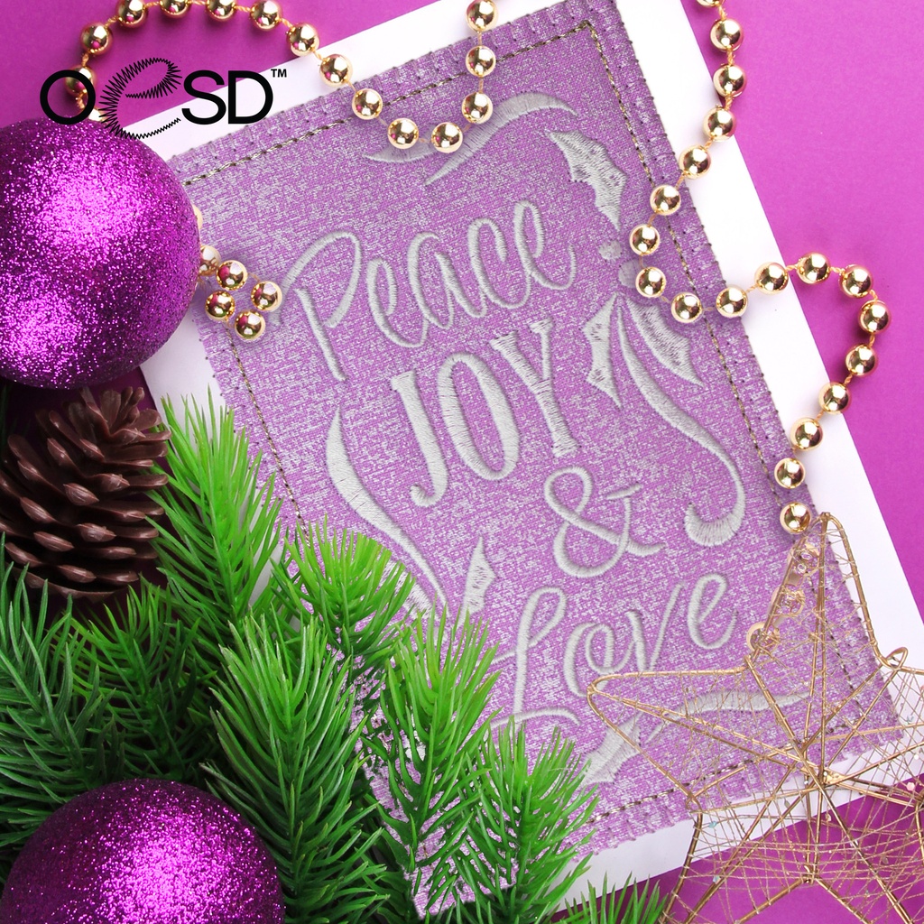 Shimmering Holiday Cards USB