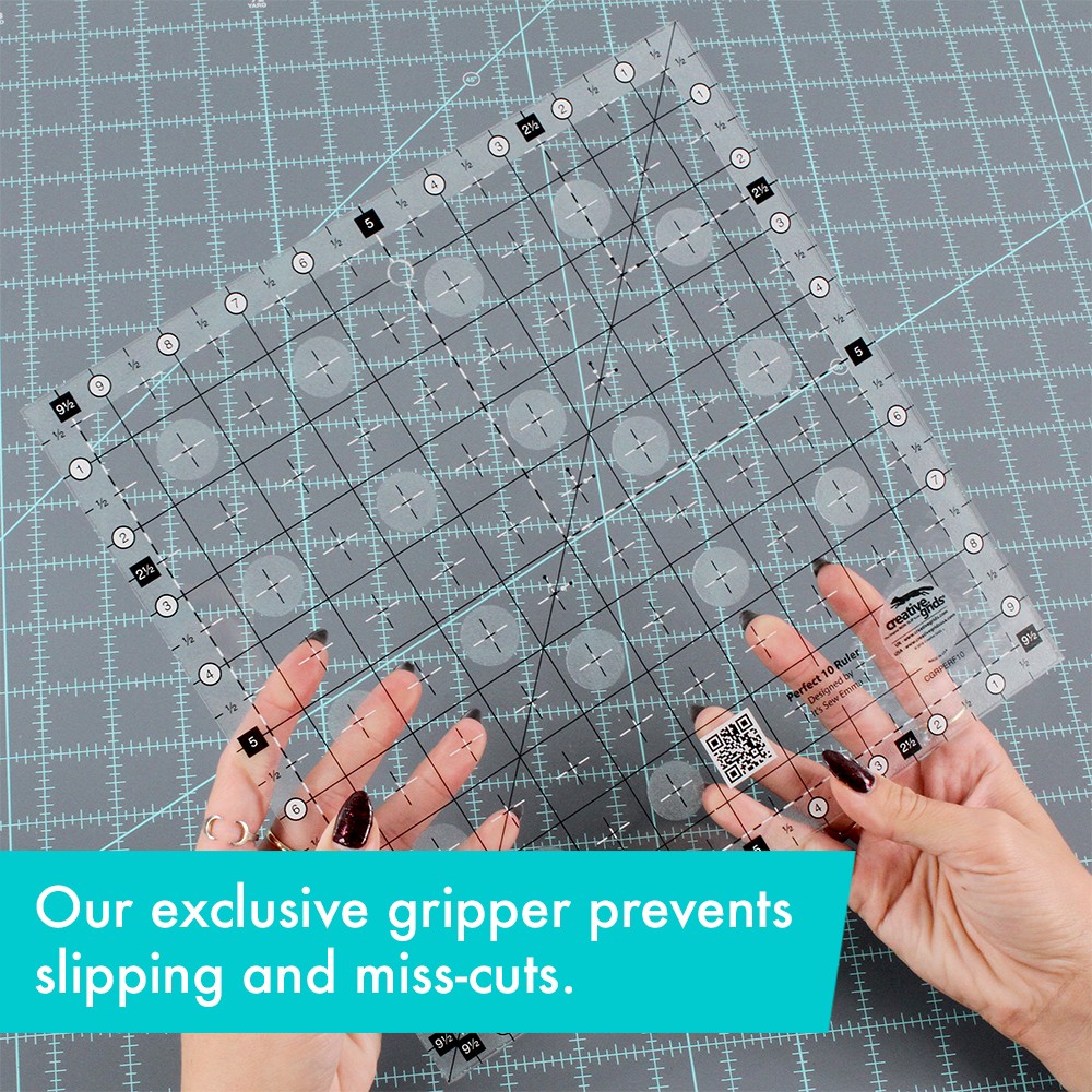 10" Square Perfect Grids CGR Ruler