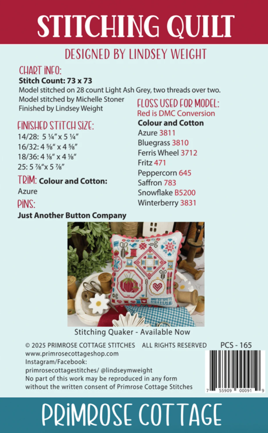 Stitching Quilt Cross Stitch