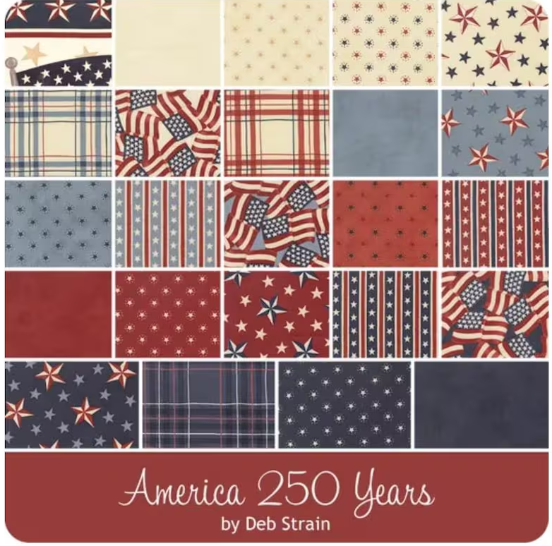 America 250 Years 2.5" Jelly Roll