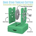 Ohio Star Thread Cutter Blue