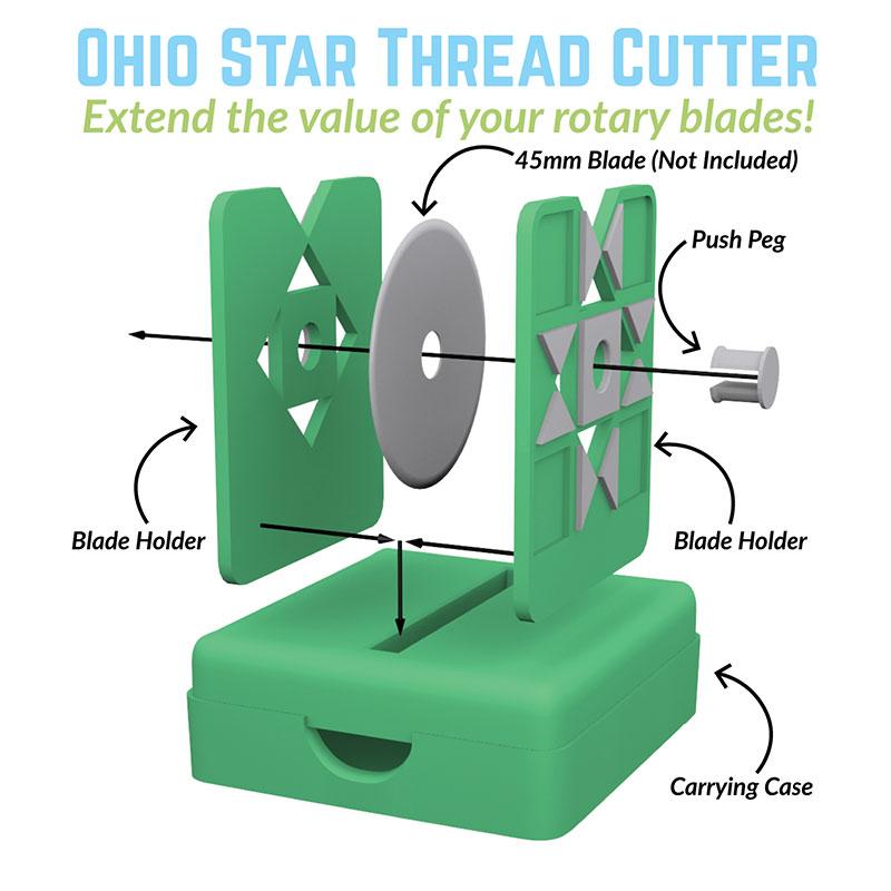 Ohio Star Thread Cutter Pink