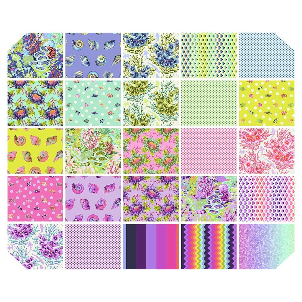 Floral Reef 2.5" Jelly Roll