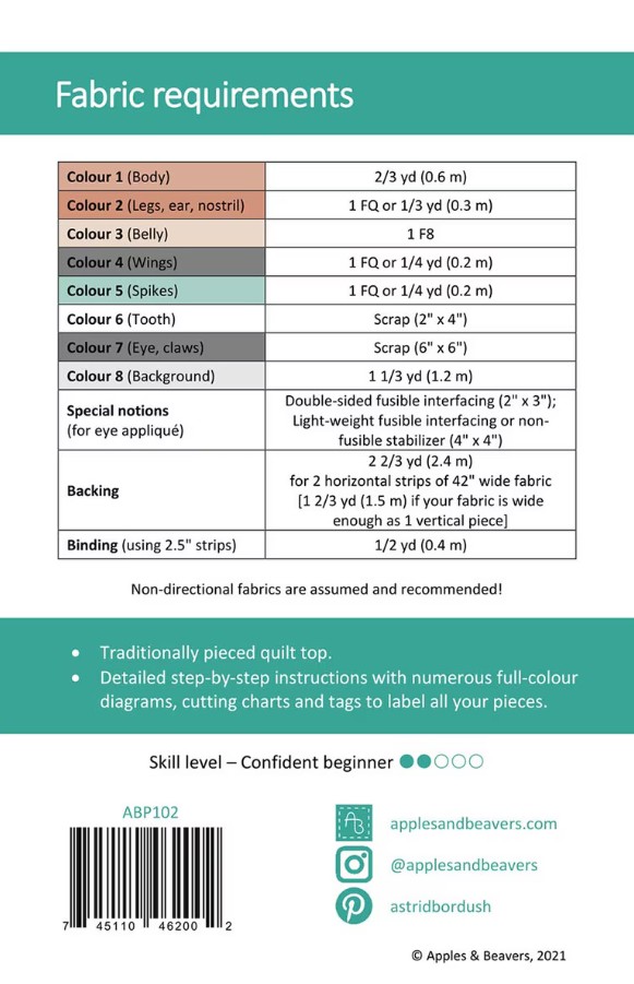 Dragon Dreams Quilt Pattern