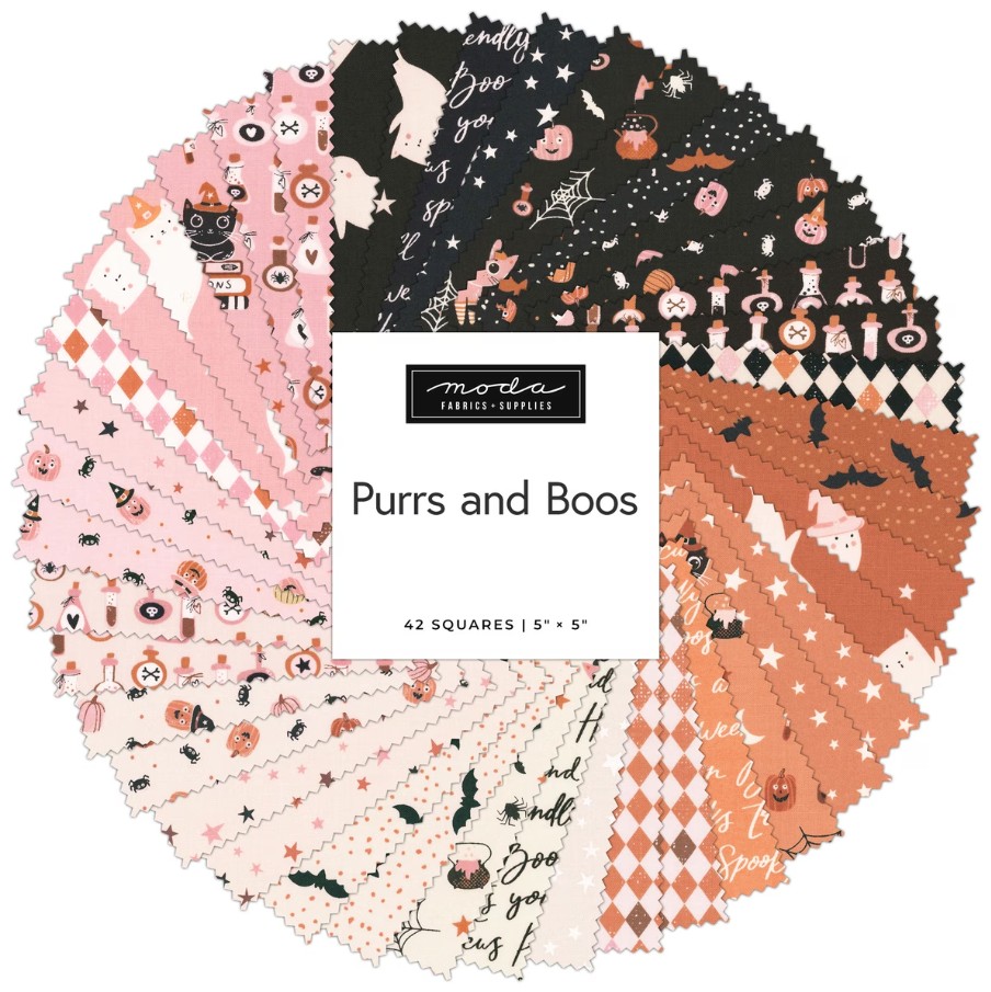Purrs and Boos 5" Charm Pack