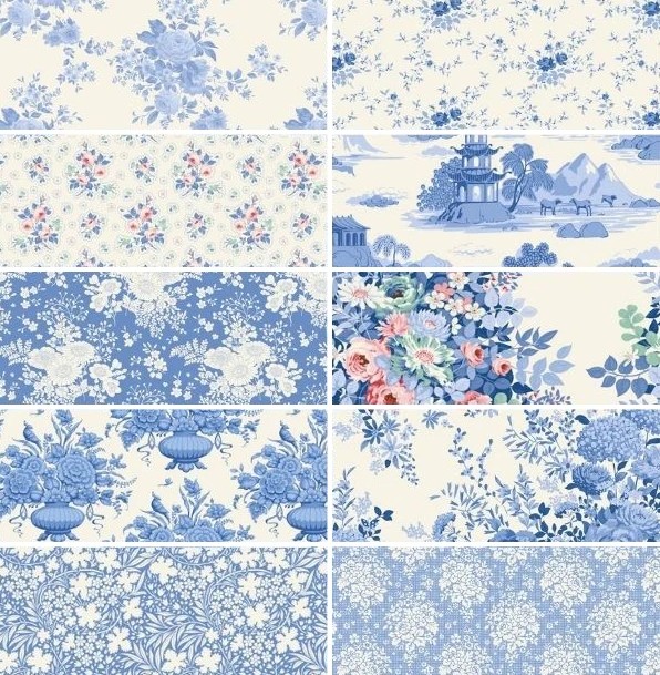 Tilda Something Blue Light FQB 10ct