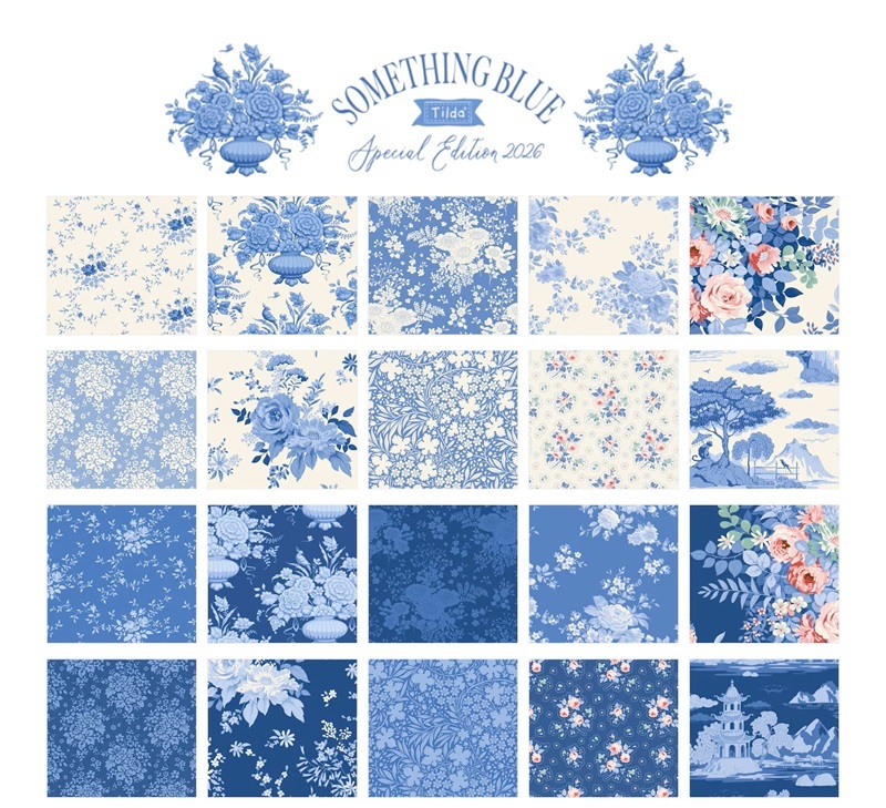 Tilda Something Blue 10" Layer Cake