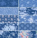 Tilda Something Blue Dark FQB 10pc
